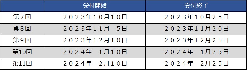 第７～１１回